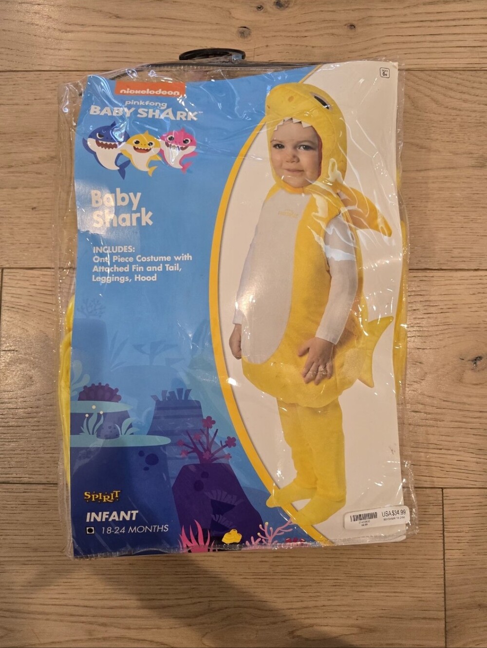 GUC Nickelodeon Baby Shark Shark Costume